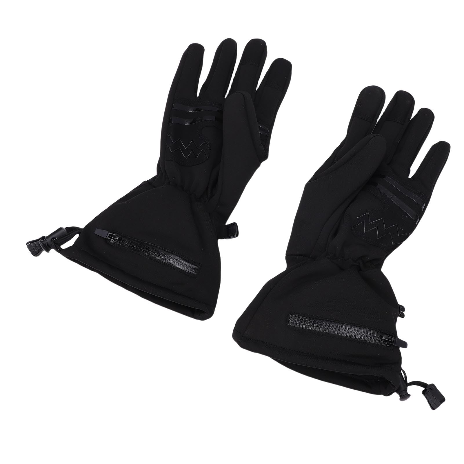 POENVFPO Térmicos con Pantalla Táctil, Manoplas Térmicas Recargables, Térmicos Eléctricos Impermeables para Esquí, Senderismo, Ciclismo con Potencia de 7,4 W