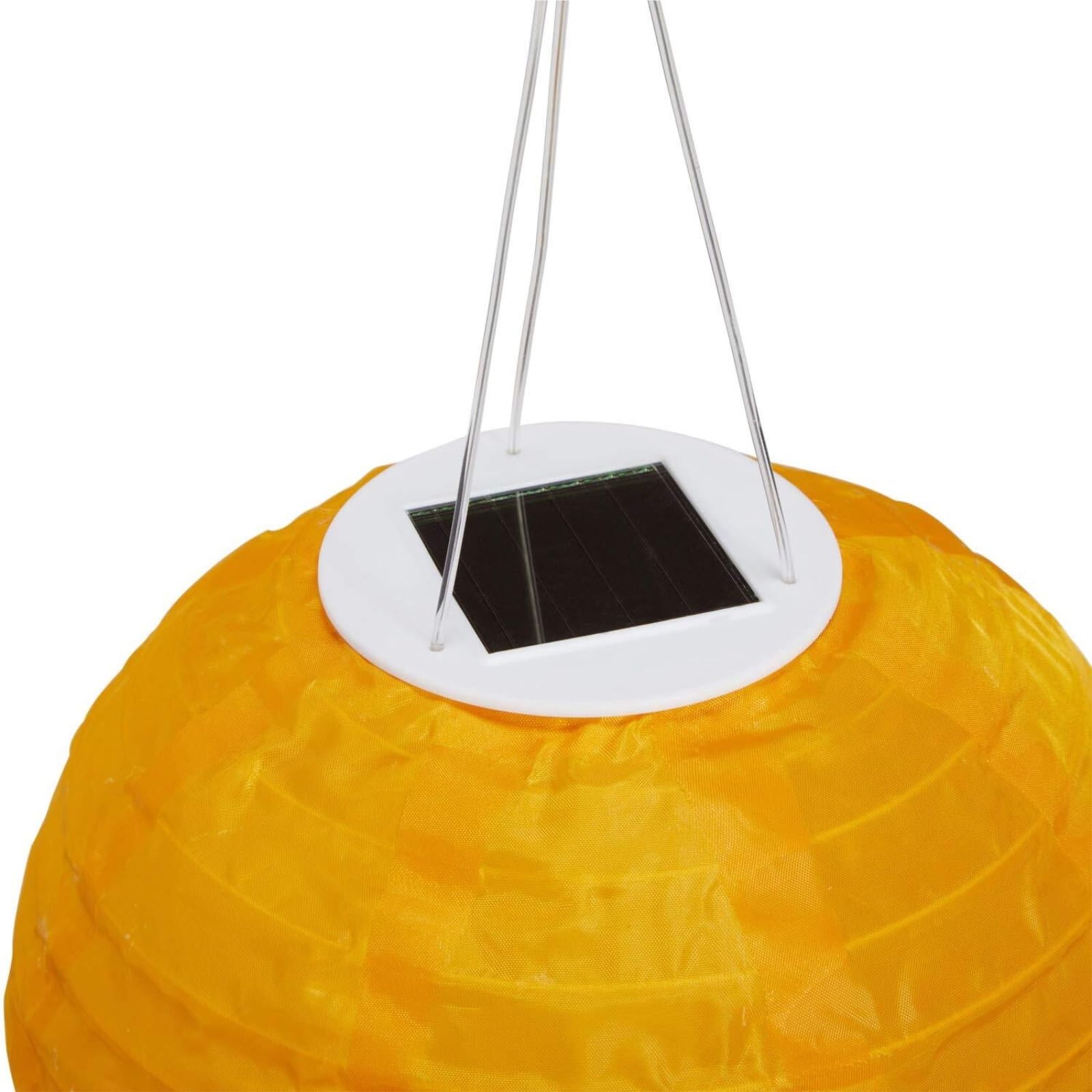 Lampions Außen Set Mit 3 Solarbetriebenen Chinesischen LED-Gartenlaternen Quasten Hängende Dekoration(30cm)