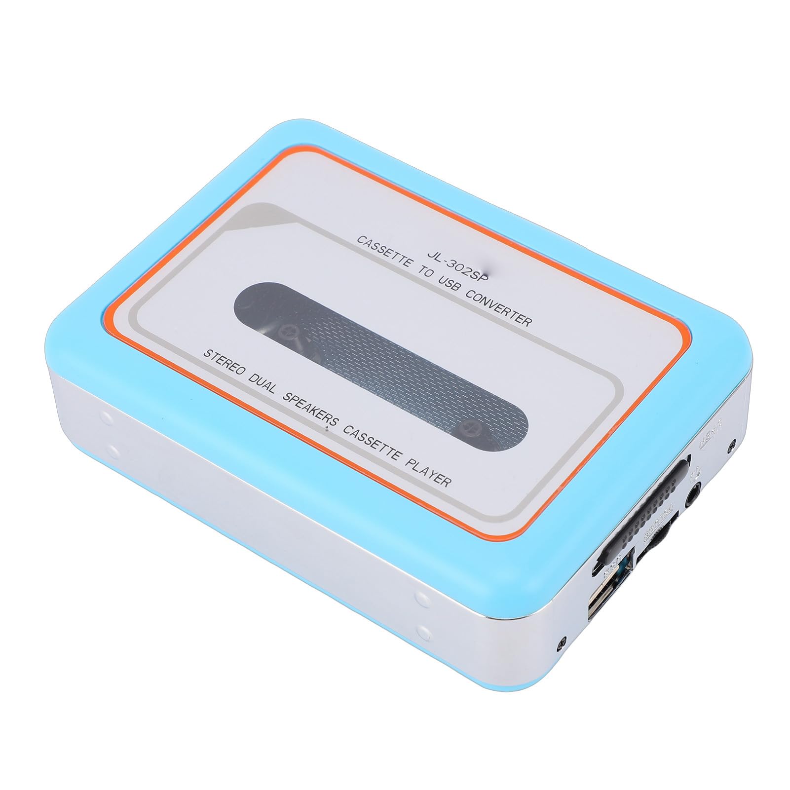 Annadue Odtwarzacz Kasetowy, Dwa Głośniki, Gniazdo Słuchawkowe 3,5 Mm, Konwerter Kasetowy USB na MP3, Konwerter Taśmowo-cyfrowy do Muzyki, Przenośny Odtwarzacz do Użytku w Domu