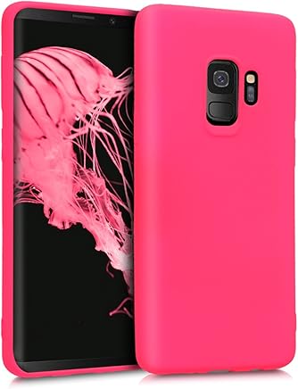 kwmobile Funda para Samsung Galaxy S9 - Carcasa para m?vil en [TPU Silicona] - Protector [Trasero] en [Rosa ne