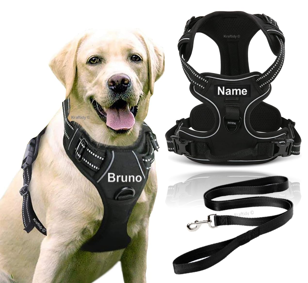 See full amazon price history chart for Kraftidy Dog Harness with Name id Customized for Dogs Large Medium Small Puppy All Breeds No Pull Harness Reflective Vest Harness Belt Adjustable with Personalized Dog Name (Black) (Large Dogs) Kraftidy Dog Harness with Name id Customized for Dogs Large Medium Small Puppy All Breeds No Pull Harness Reflective Vest Harness Belt Adjustable with Personalized Dog Name (Black) (Large Dogs) (B0BTBZW12Z) Amazon Price History, Amazon Price Tracker