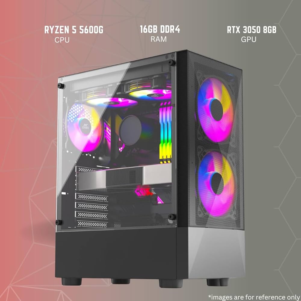 6gigahertz Gaming PC, AMD Ryzen 5 5600G Processor | RTX 3050 8GB