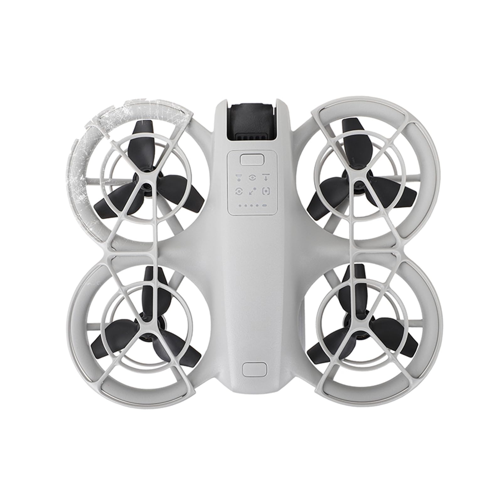 Propeller Guard Protector Drone Accessories for DJI NEO,Prop Bumper Strip Set Anti-Collision and Anti-Scratch Bumper Ring Protective Cover Accessories for DJI NEO Combo Drone (Gray) - Image 3