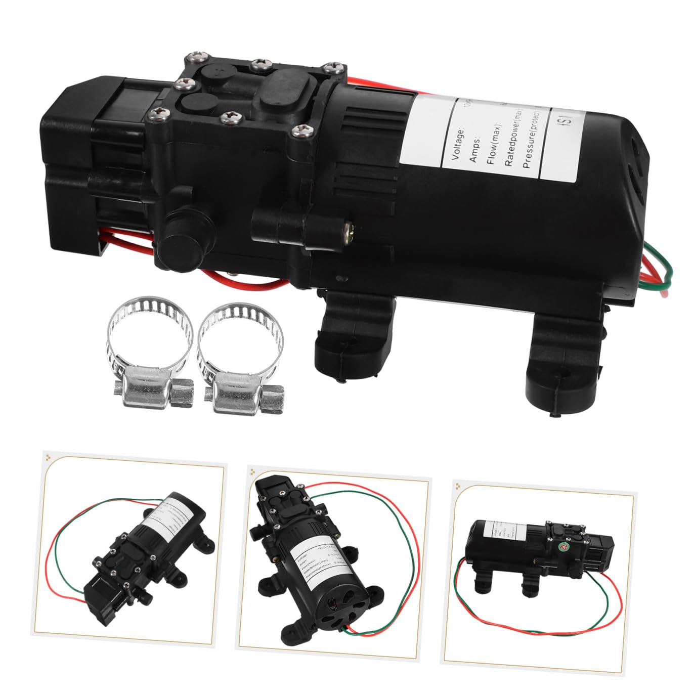 12v 6l/min Automatische Wasserpumpe Membranpumpe 70w