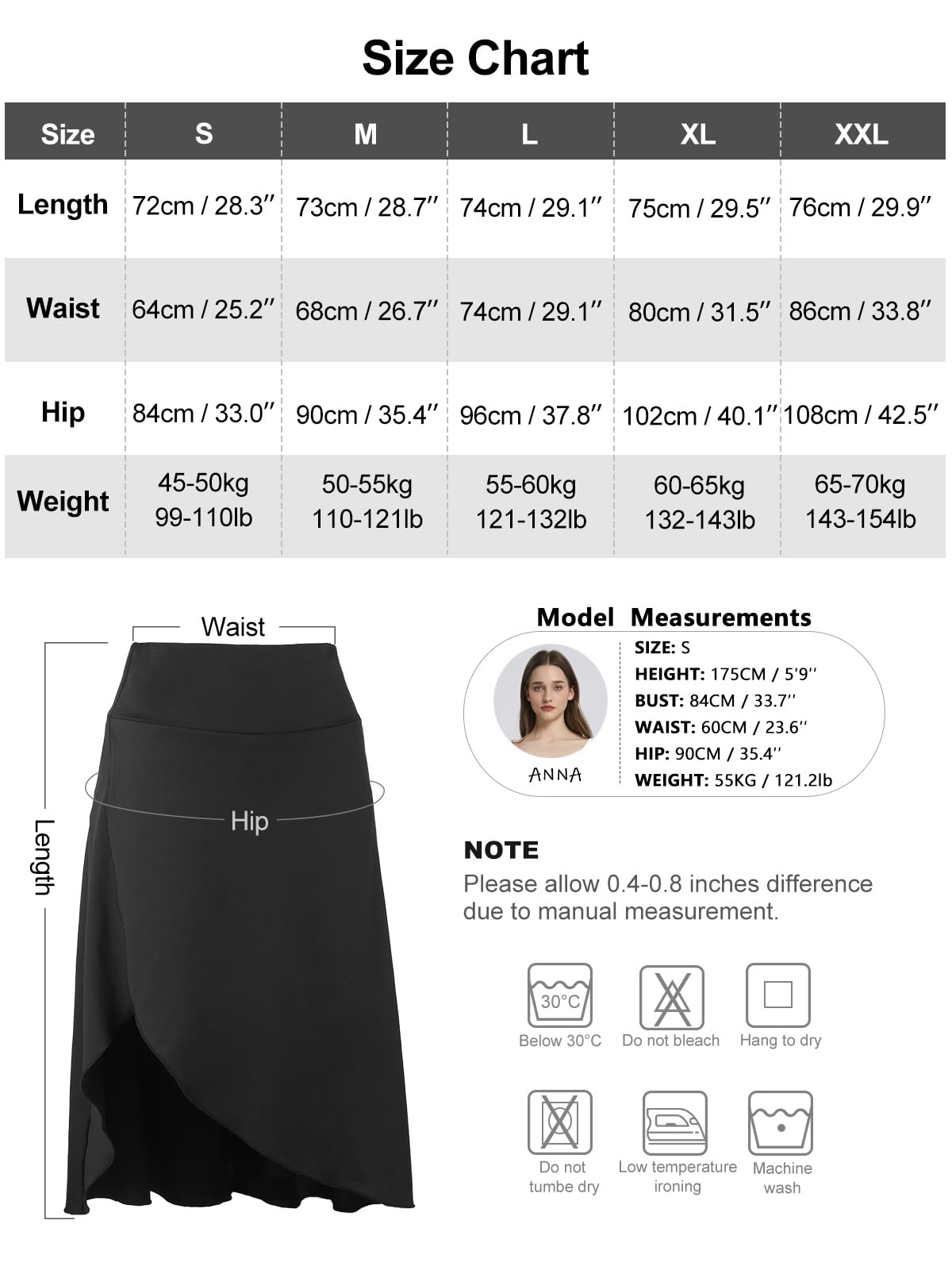 Bezioner Falda Pantalon Mujer Midi Deportiva Larga Padel Tenis Golf con Pantalones Cortos Bolsillos