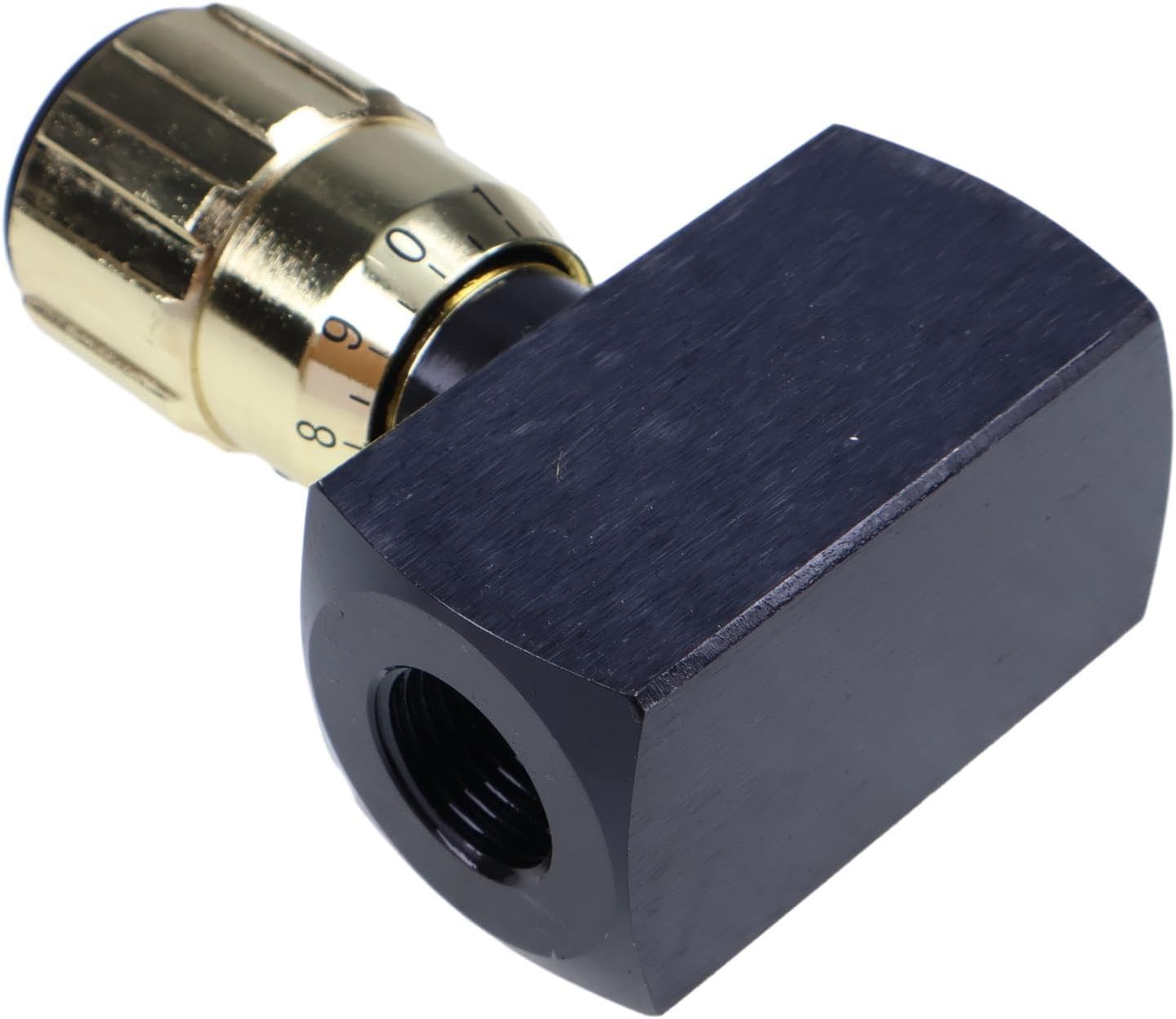 Hydraulic Flow Control Needle Valve LFC-08N LFC08N compatible with Tractor Excavator Loader Dozer Forklift 1/2″ NPT Ports