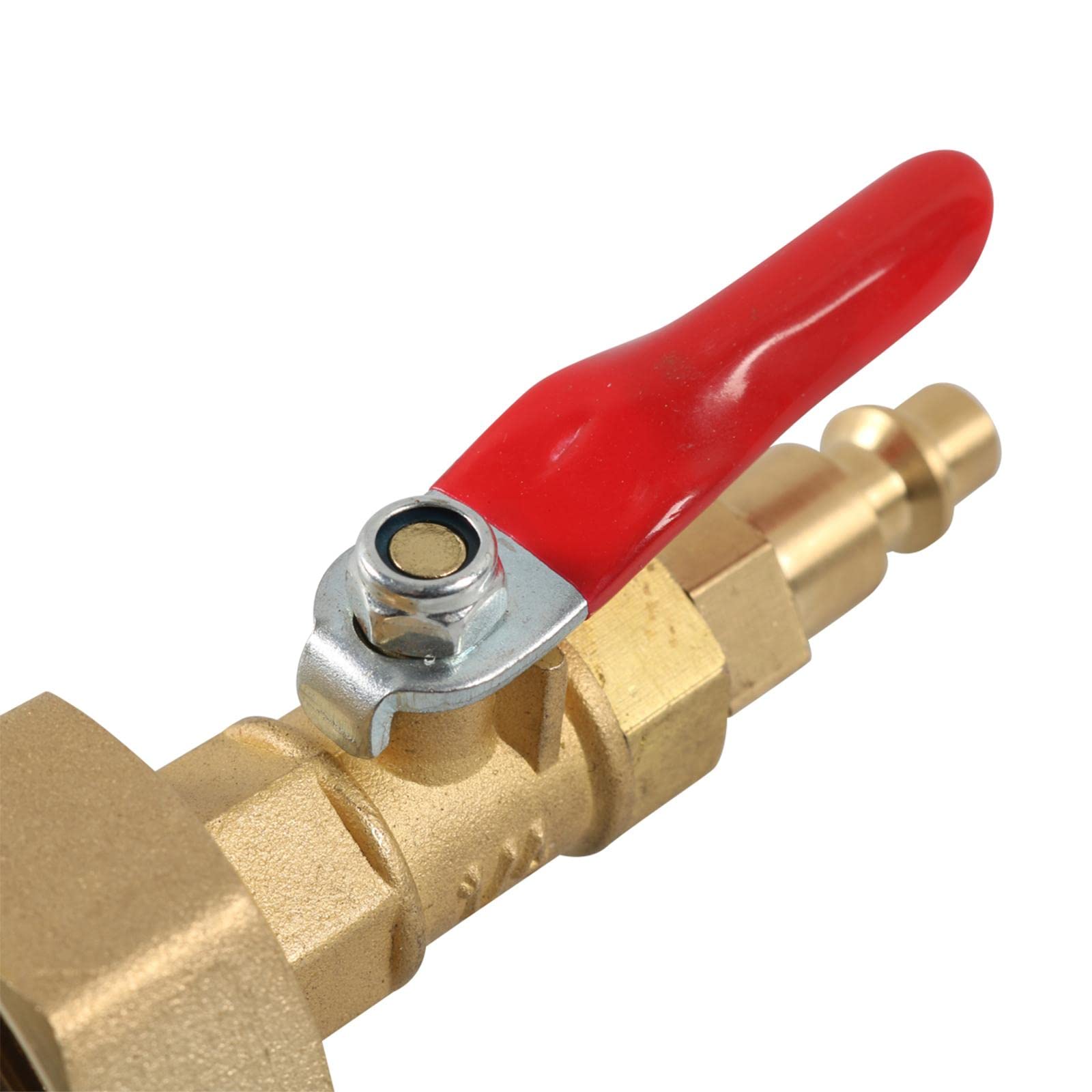 SAZ DEKOR Winterize Blowout Adapter W/ 0.25 Male Plug and 0.75 Female for RV Trailer