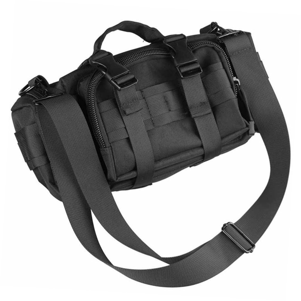 GALPADA Bolsa de Puerta Trasera de Vehículo Negra de Nailon para Coche