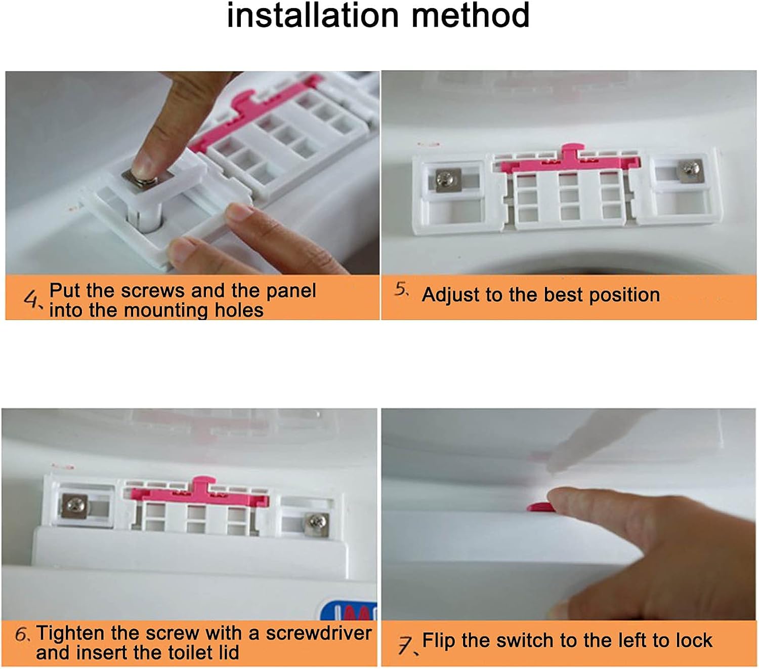 Easy to Clean and Install, Green Thick PP Toilet Seat with Slow Close Function
