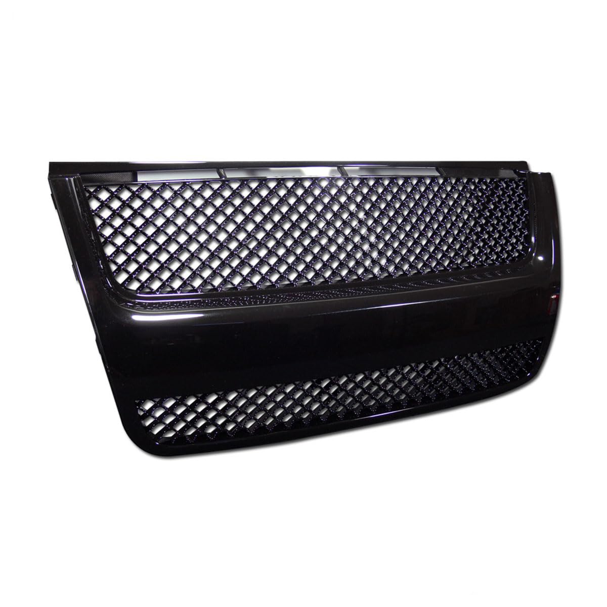 S&T Racing Black Mesh Front Grill Hood Bumper Grille Cover ABS 2007-2010 Compatible with Explorer Sport Trac