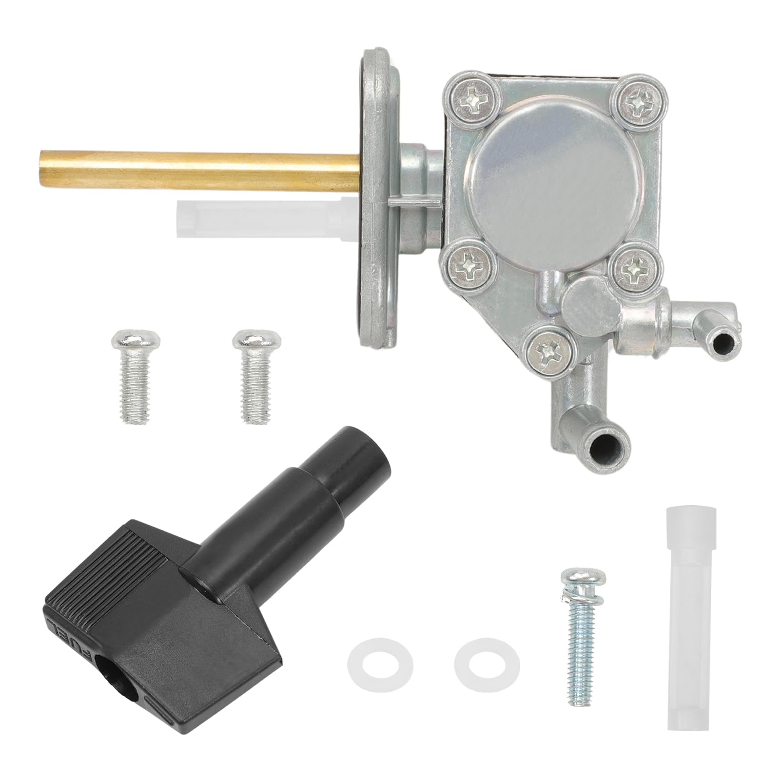 Robinet essence pour Suzuki Bandit GSF600 GSF1200 GSF1200S Bandit S Aluminium Robinet D'essence Petcock Robinet De Carburant 44300-26E00 44300-26E01
