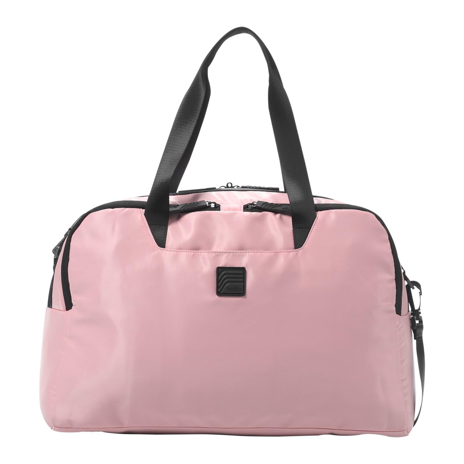 TOTTO - Bolsa de Viaje, Modelo Weekender L, Bolsa Gimnasio, Capacidad 27L, 3 Compartimentos, Bolsillo para PC, Argolla para Candado en Cremallera, Asa para Hombro, Correa para Maleta, Color Peachskin