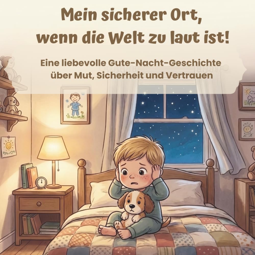Mein sicherer Ort, wenn die Welt zu laut ist: Ein liebevolles Kinderbuch über Angst, Geborgenheit und einen sicheren Ort