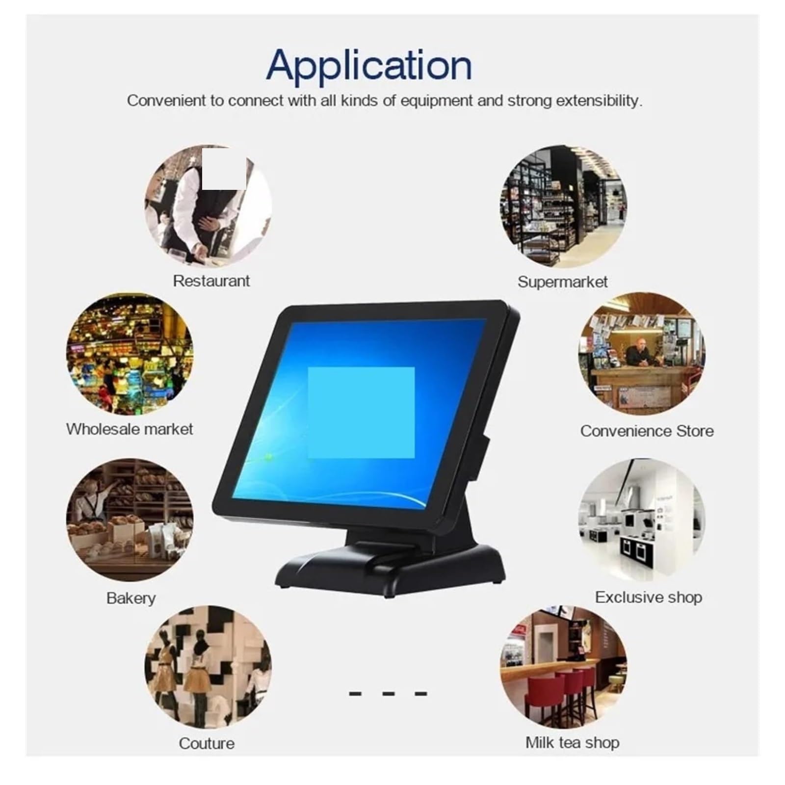 Registratore Di Cassa Con Attrezzatura Da Banco Touch Screen