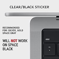 Vista 2 de Synerlogic Pegatina de accesos directos de Mac OS Calcomanías de teclado para macOS Hoja de trucos de vinilo laminado para MacBook Atajos