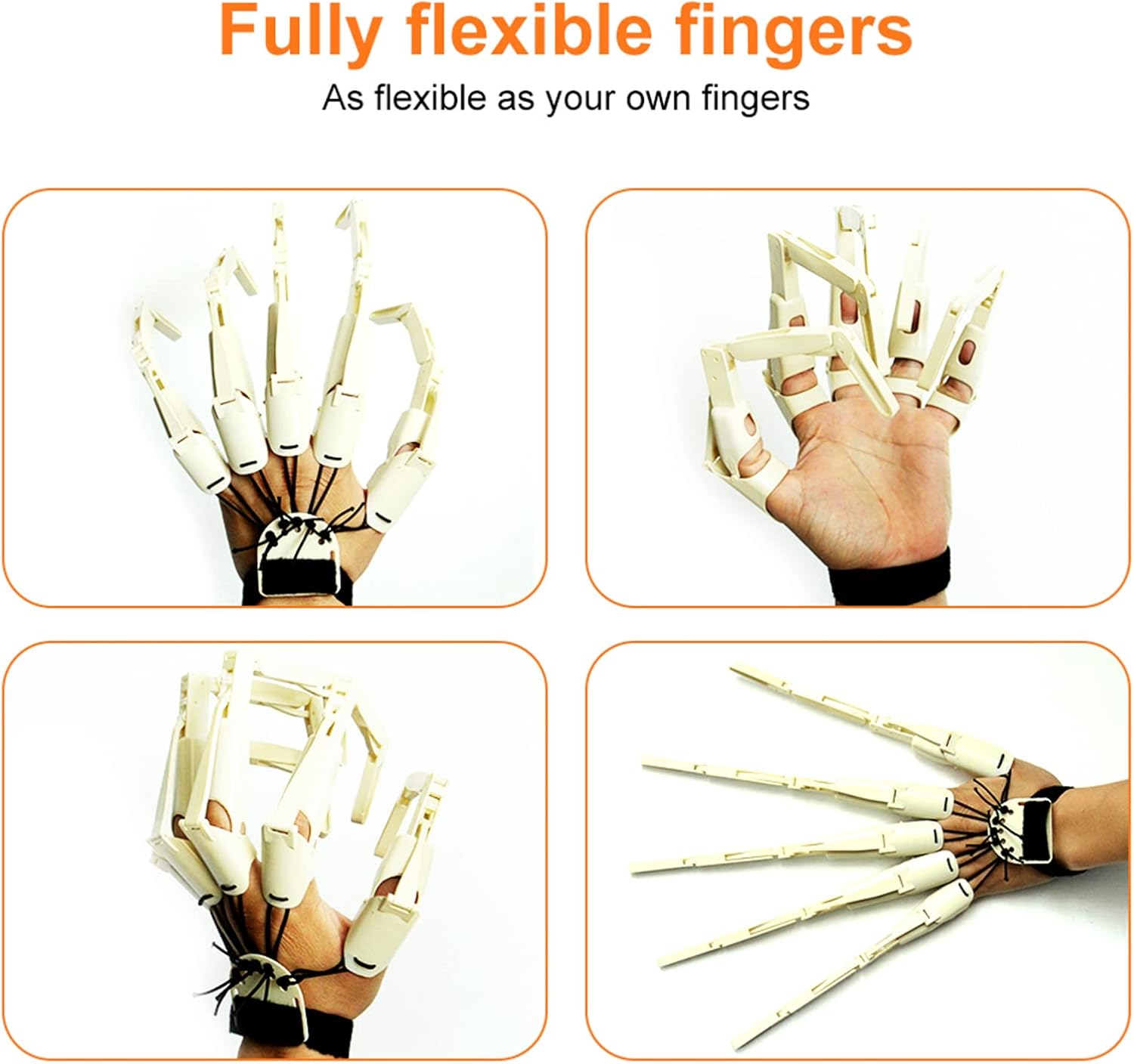 Buy Articulated Fingers, 3D Printed Articulated Finger Extensions Fits