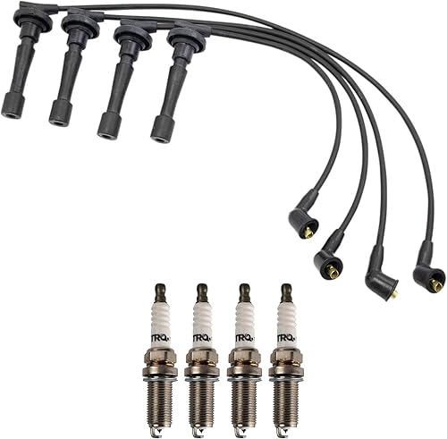 Miniatura 156 de TRQ Kit de bujías de 5 piezas de bujías de iridio compatibles con Chevrolet Aveo 2004-2008 Aveo5 2004-2008