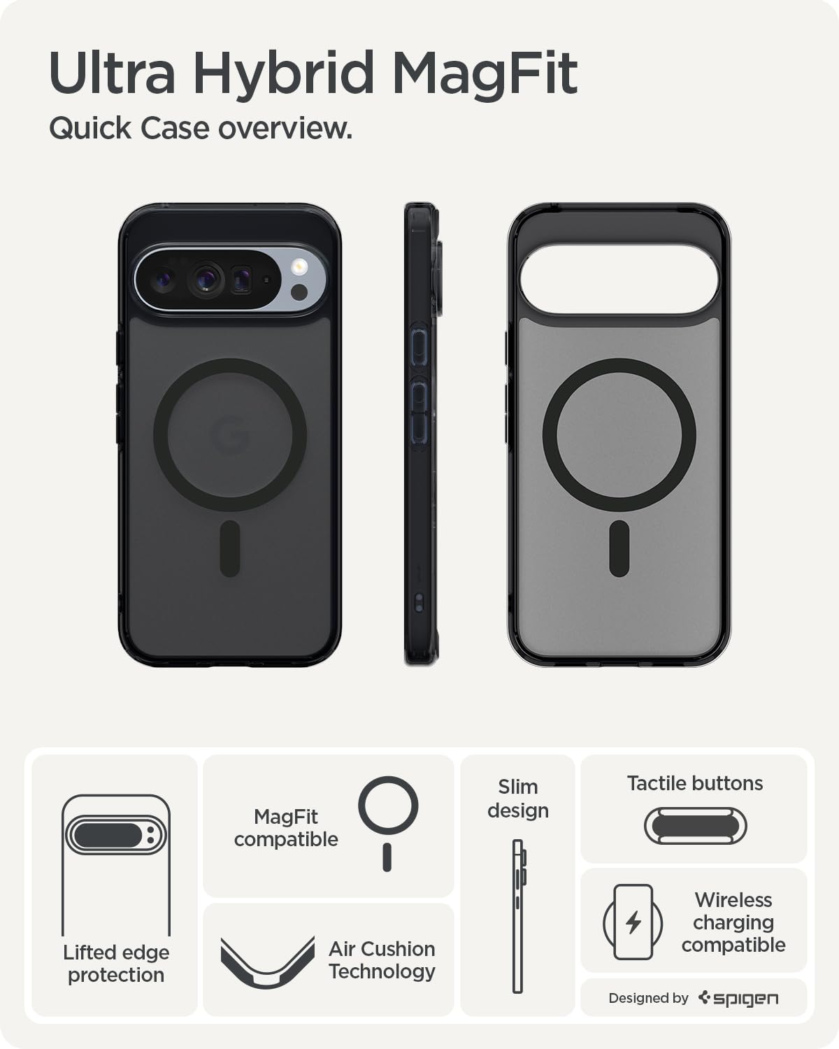 Amazon.com: Spigen for Pixel 10 Pro XL Case, Ultra Hybrid MagFit