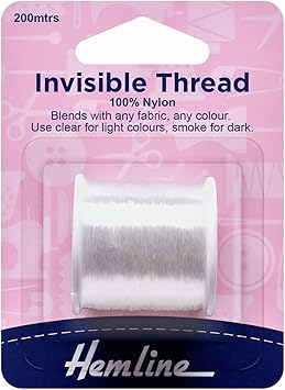 200m Clear Nylon Invisible Thread : Amazon.co.uk: Home & Kitchen