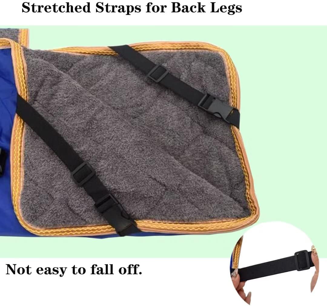 Calf Blanket,Warm Clothes for Cow Calves Calf Saver Coat Warmming Jacket Vest Keep Cow Goat Warm Thickend Windproof Belly Protection 1 Pcs - Image 6