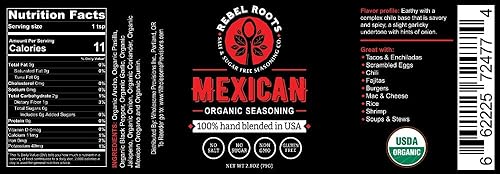 Miniatura 3 de Condimento orgánico sin sal, sin sal, certificado sin OMG, condimento sin azúcar, condimento de preparación de comidas, todo natural, 100% fabricado