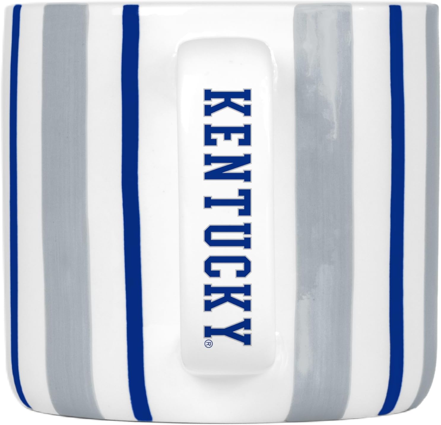 Logo Brands NCAA 16 oz Brushstroke Coffee Mug – Hand Painted Team Color Stripe Vintage Design - Large Cup Capacity With Durable Ceramic Build
