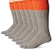 Dickies Men's 5 Pack Cotton Boot Crew Socks