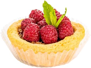 Restaurantware 2 Ounce Mini Cupcake Liners 200 Greaseproof Mini Muffin Papers - Disposable Peel Off Clear Plastic Clear Cupcake Wrappers For Desserts or Foods For Weddings Birthday Parties