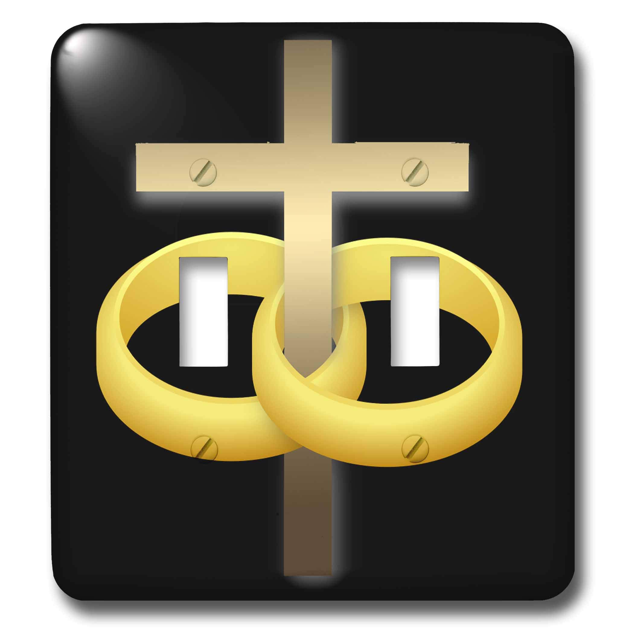 Marriage Cross With Rings