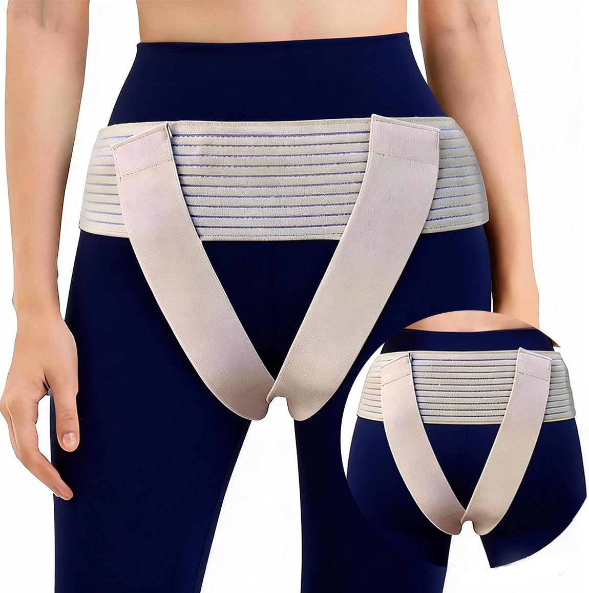 Faja Pélvica V-Sling para Soporte Postparto y Prolapso miniatura 1
