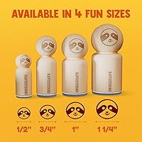 Vista 8 de Matroyshka Babushka - Sello de goma para estampar planificadores de manualidades, mini de 1/2 pulgada