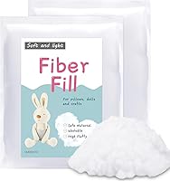 Vista 12 de LOKUNN Relleno de fibra de poliéster de 8.8 oz/250 g, (2.12 oz ~ 3.97 libras) relleno de almohada de relleno, fibra de relleno de alta resistencia