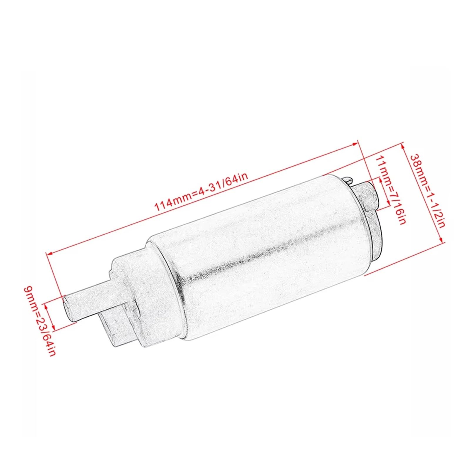 Valvola Rubinetto Benzina Per FES125 Per FES150 Per SWing 2007-2013 Per FES 125 150 Per Pantheon 2003-2005 Kit Pompa Carburante Benzina Motociclette 16700-KRJ-903 Carburante Rubinetto