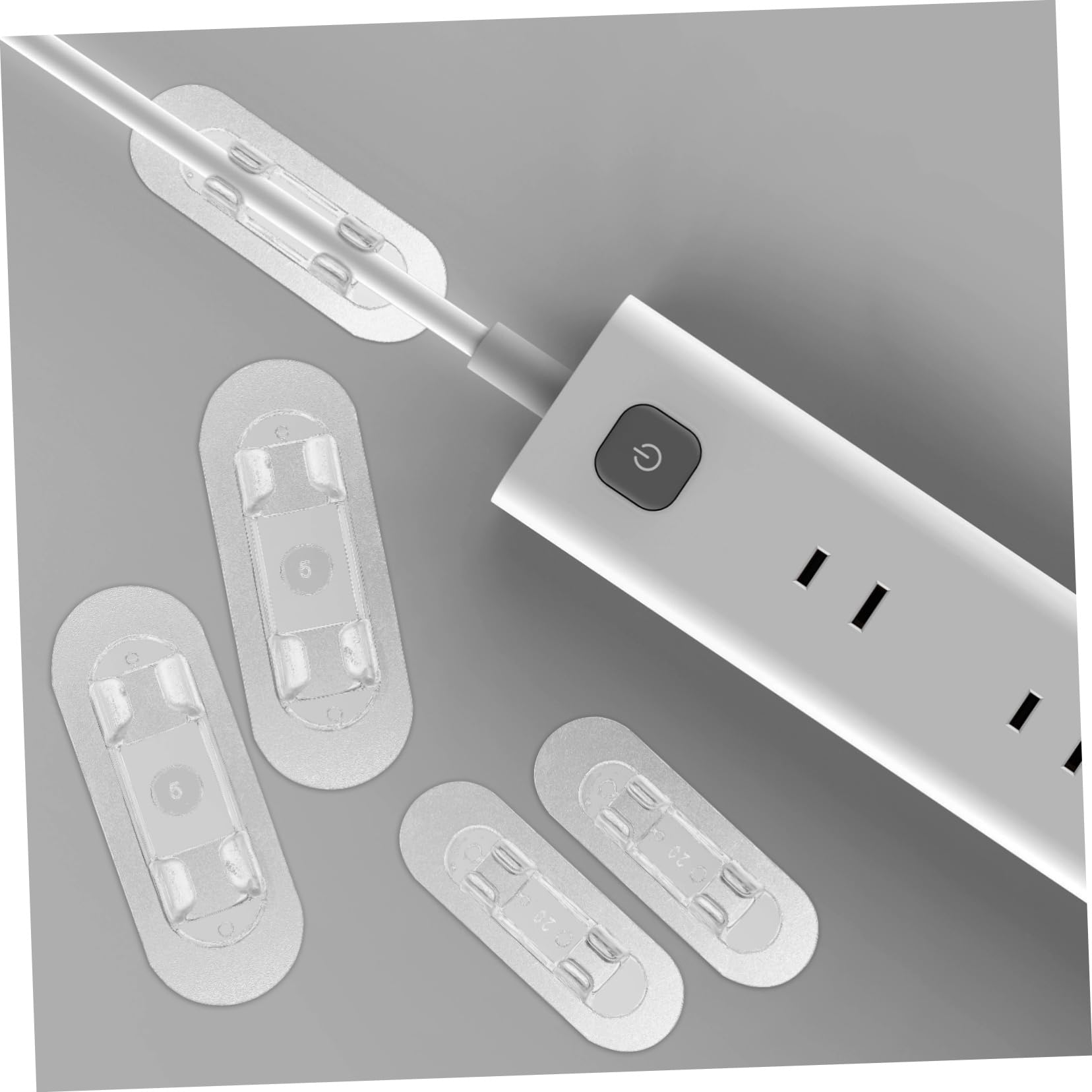 HOMSFOU 150stücke Kabelhalter Selbstklebend Transparente Wandkabelclips Für Effektives Kabelmanagement Im Büro Und Zuhause Verschiedene Für Optimale Organisation