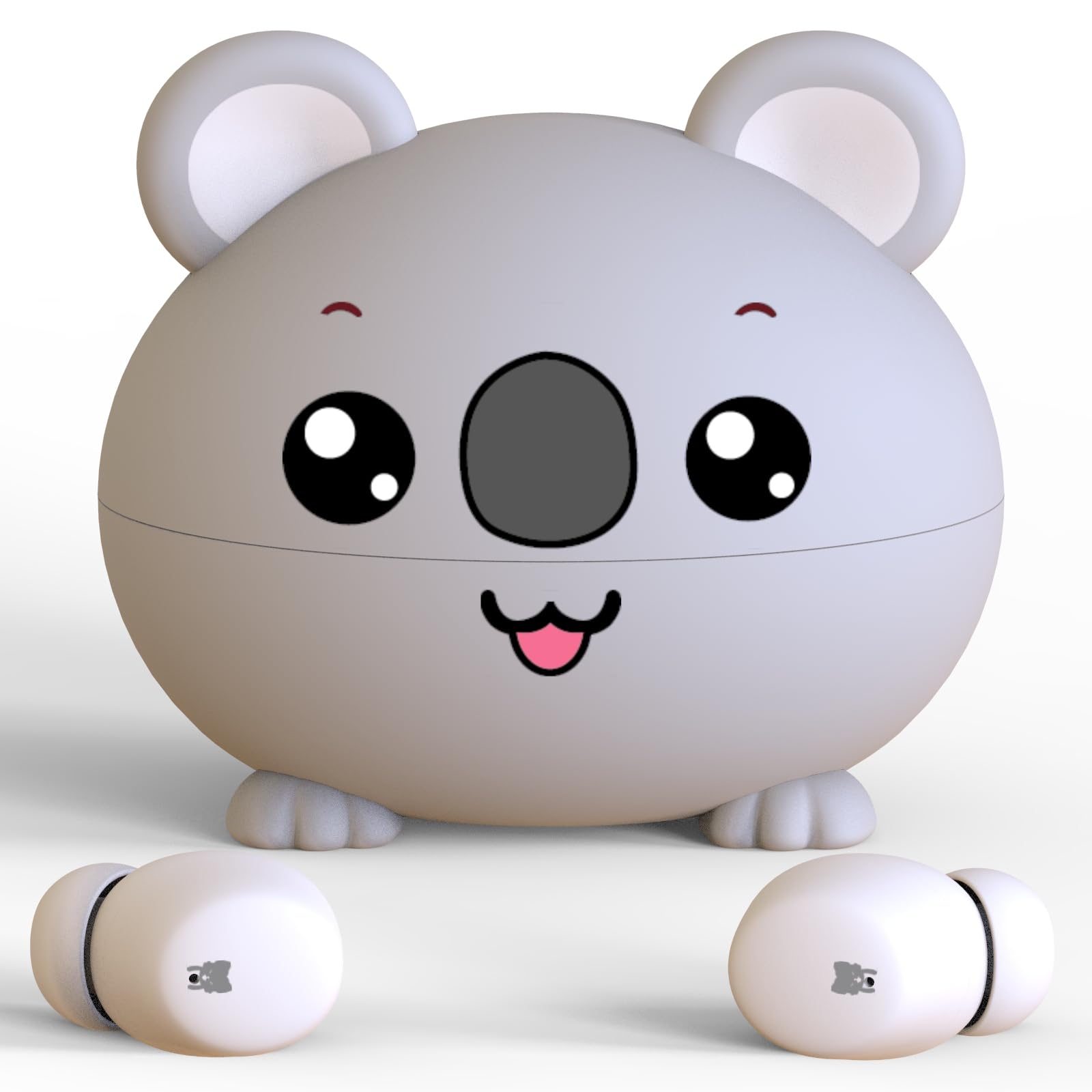 Bluetooth Kopfhörer Kinder Mit Mikrofon, 85 dB sichere Lautstärke, Kabellos für Schule und Freizeit, Koala Design