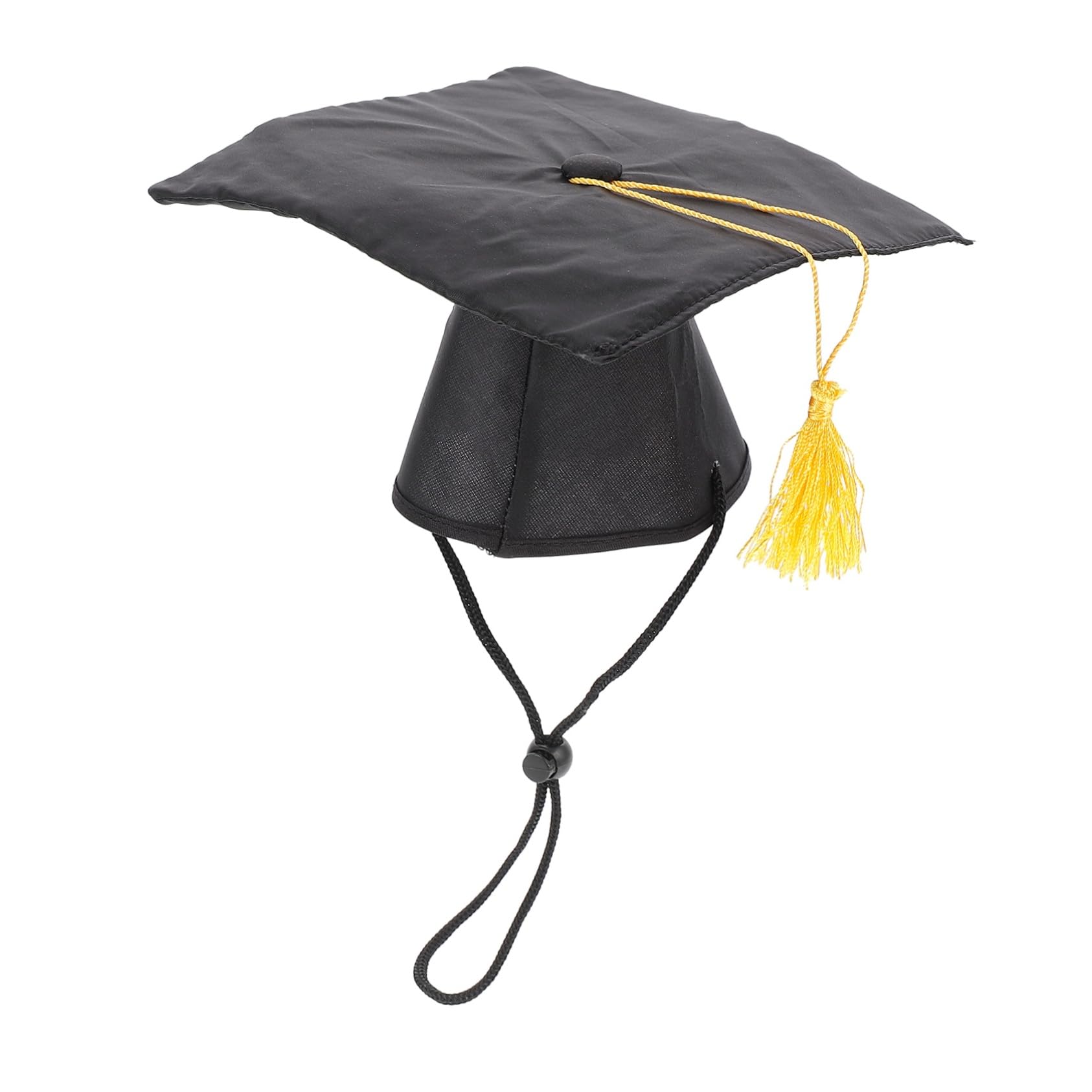 HEMOTON Puppy Dog Graduation Cap Black Custom Pet Hat for Dogs Soft for Creative DIY Party Accessories Suitable for All Dog Breeds