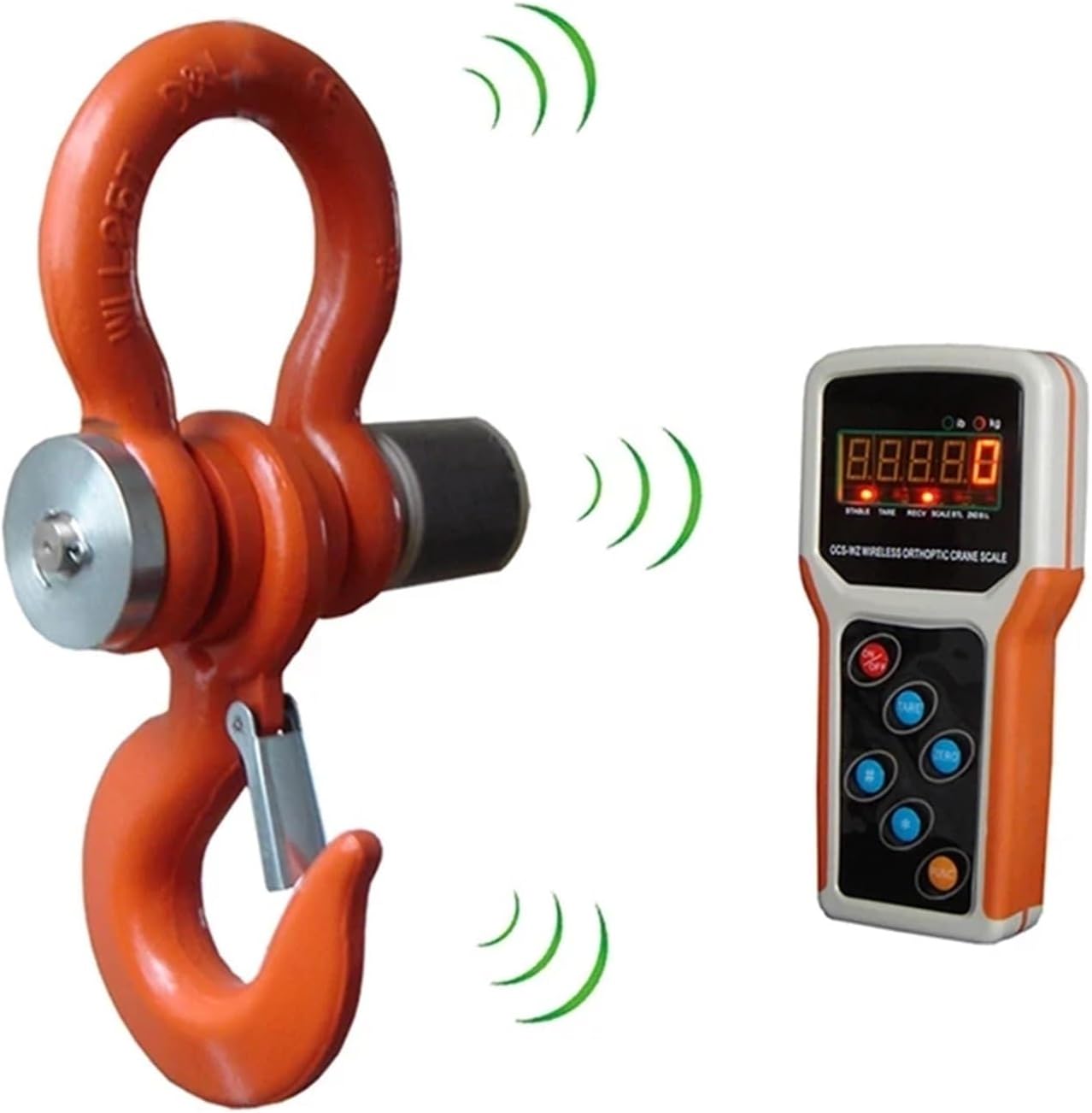 5000kg 5T Wireless Electronic Digital Crane Scale Heavy Duty Industrial Hanging Scale with Handheld Meter More Powerful and efficient(