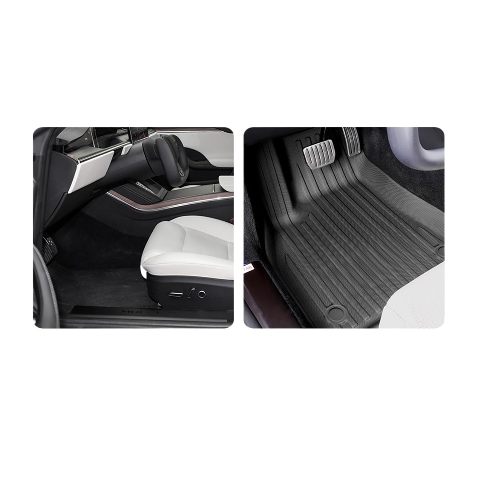 Car Mat Compatible with JETOUR Traveler T2 2023 3D TPE Car Floor Mat Waterproof Easy Clean Car Carpet — view 5