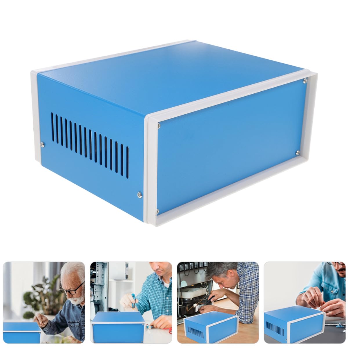 ULTECHNOVO Scatola di Derivazione Elettronica in Metallo 120X320X268 MM Design Superficie e Protezione Attiva per Uso Esterno