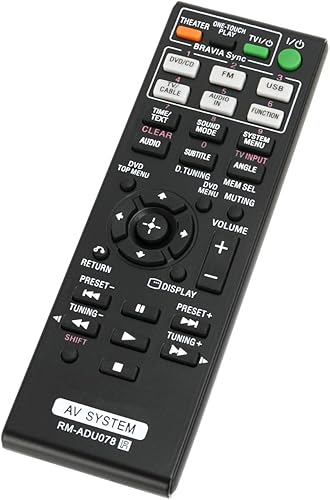 Miniatura 2 de AIDITIYMI RM-ADU078 - Mando a distancia reemplazado para sistema de cine en casa Sony DVD DAV-DZ170 DAV-DZ171 DAV-DZ175 DAV-TZ210 DAV-TZ710