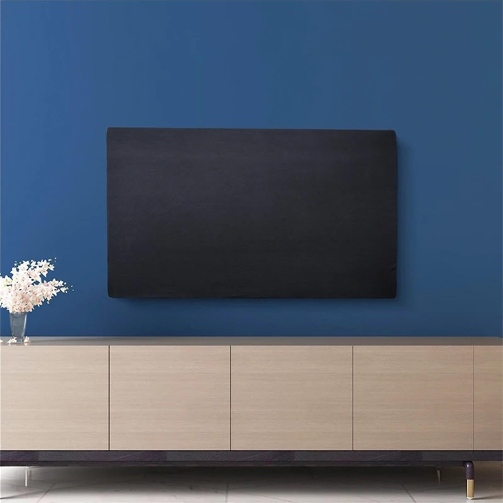 osłona TV na zewnątrz Ochraniacze telewizora Nadaje się do 43-calowych 49-calowych 55-calowych osłon przeciwpyłowych telewizorów LCD TV Wisząca pionowa osłona przeciwpyłowa na telewizor(110 69 0.01cm