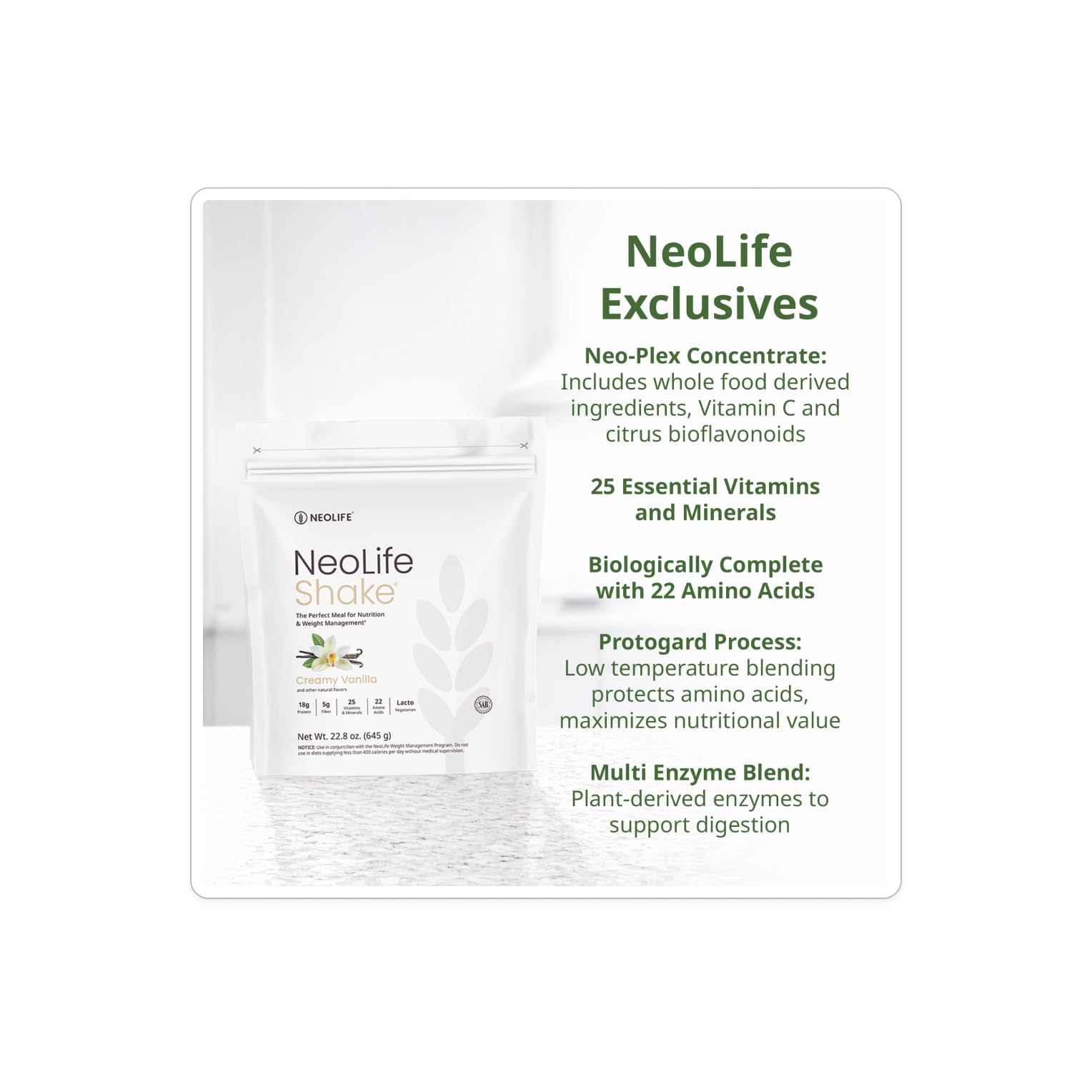 Amazon.com: NeoLife - NeoLifeShake - Meal Replacement Shake Powder 
