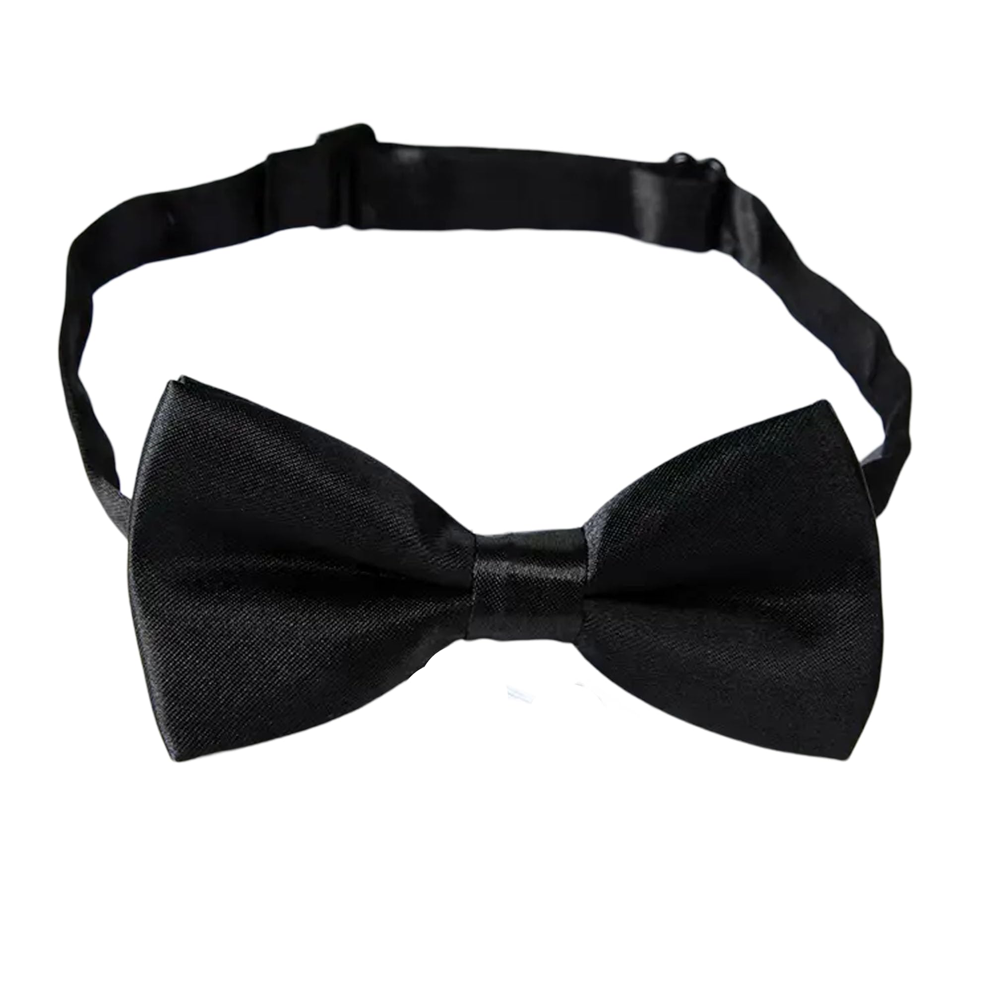 Classic Men's Silk Satin Bow Tie for Formal Attire - Adjustable Solid Color Necktie For Wedding Party, Durable & Comfortable Fashion Accessory, 5.1"X2.5" - 1 Piece-image-30