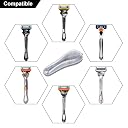 Manual Razor Travel Case Compatible with Gillette Razor Portable Plastic Manual Razor Trimmer Protector Box gallery image