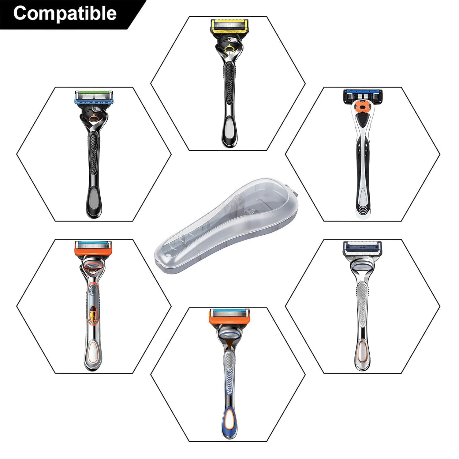 LinMei Razor Case Compatible with Gillette Fusion ProGlide Razors image 5