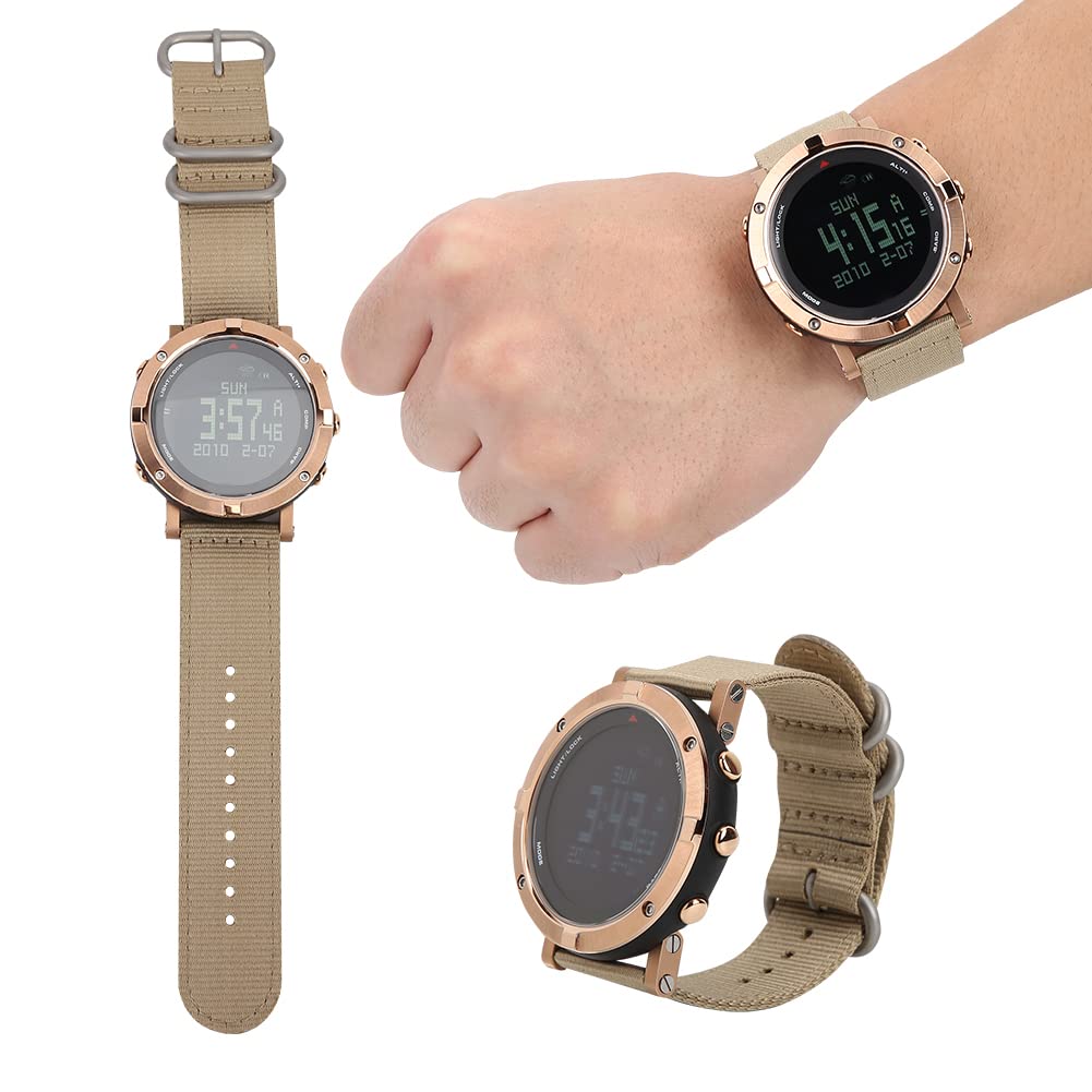 Orologio da Polso Digitale Unisex con frequenza cardiaca, altimetro e barometro