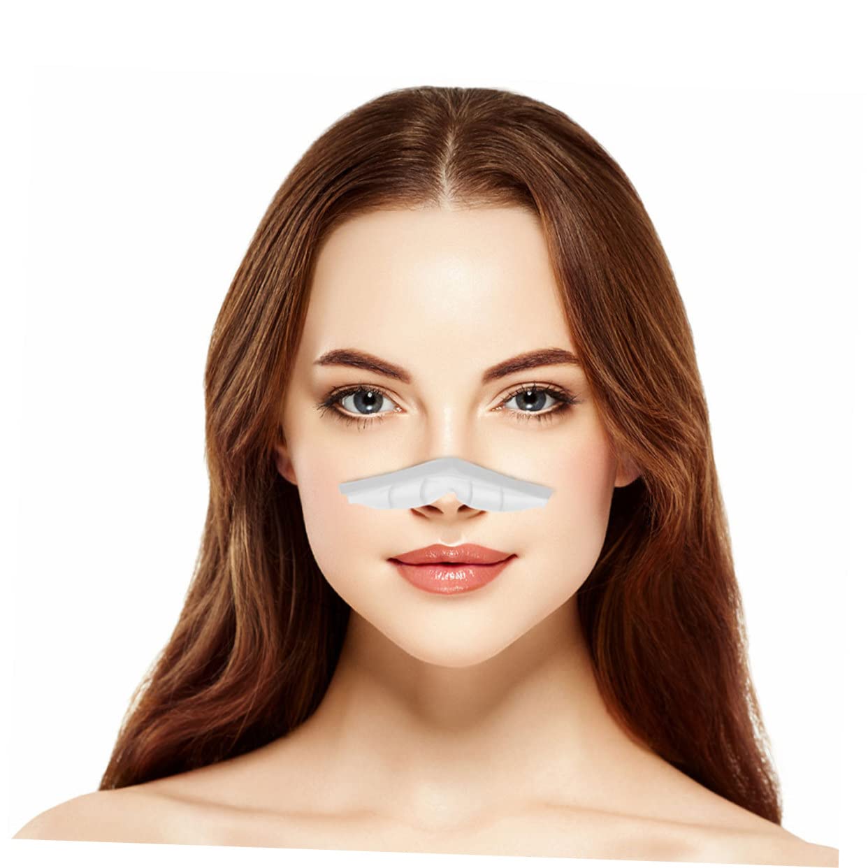SHINEOFI Lot De 5 Bandes De Masque Et Plaquettes Nasales Anti-buée Blanches Confortables Et Robustes 20 Pièces X 5