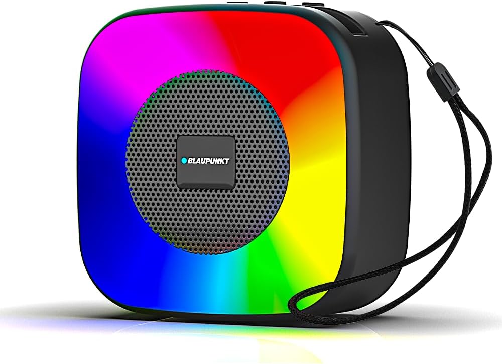 BT03 RGB Wireless Bluetooth Speaker with Deep Bass, Dynamic RGB Lights & Mobile Stand
