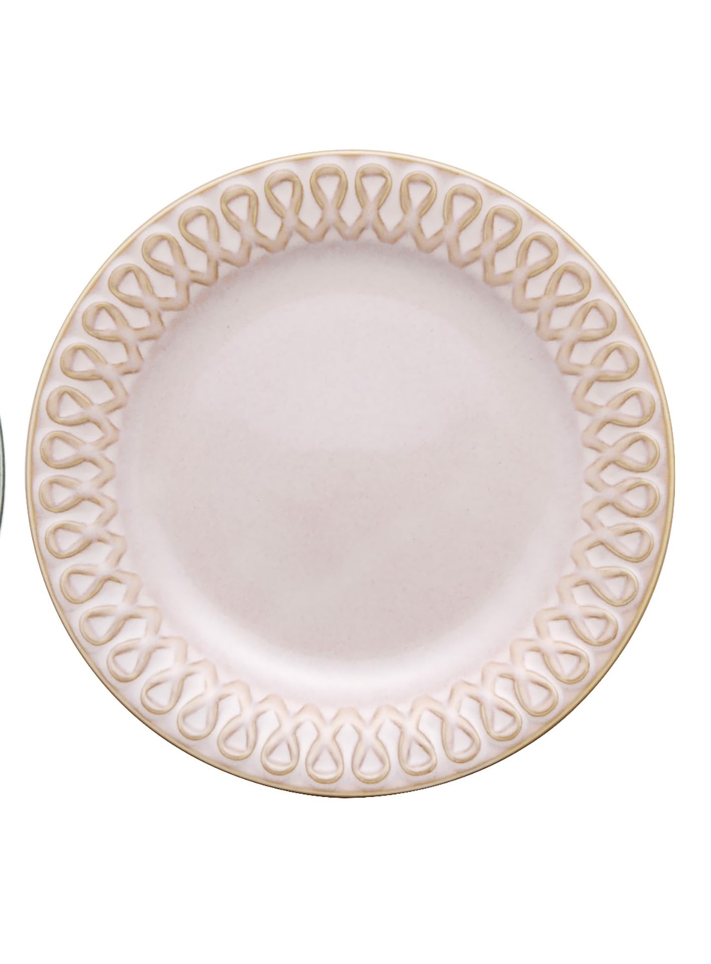 Aito Plate, Cake Plate, Bread Plate, Stylish, Retro, Nostalgic, 8.3 inches (21 cm), Plate (Cream, 1 Sheet), White, White Plate