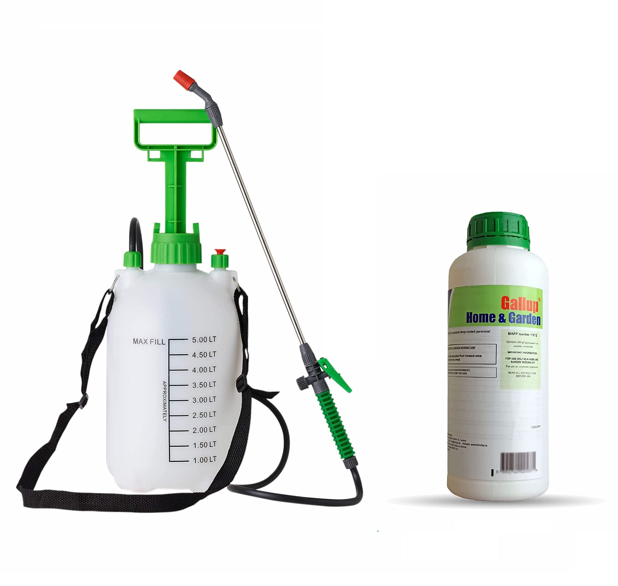 Buy ORGA ECOFRIENDLY Gallup Weedkiller 1L +Garden Sprayers (5L